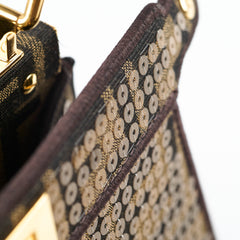 Fendi Mini Sequin Peekaboo Zucca Print