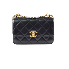 Chanel Perfect Fit flap bag black - Microchipped 2023