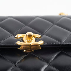 Chanel Perfect Fit flap bag black - Microchipped 2023