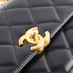 Chanel Perfect Fit flap bag black - Microchipped 2023