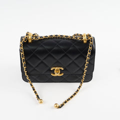 Chanel Perfect Fit flap bag black - Microchipped 2023