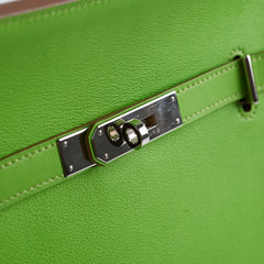 Hermes Jypsiere 28 Granny Green P in Square Stamp