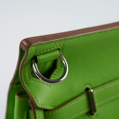 Hermes Jypsiere 28 Granny Green P in Square Stamp