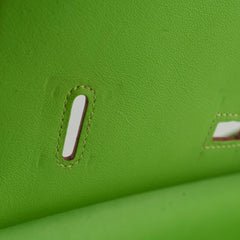 Hermes Jypsiere 28 Granny Green P in Square Stamp