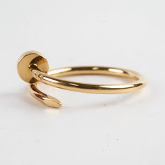 Cartier Juste un Clou Small Model Ring Yellow Gold Size 57 2022