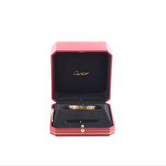 Cartier Love Bracelet Pink Gold Size 15