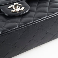 Chanel Small Double Classic Flap Black Lambskin 2021