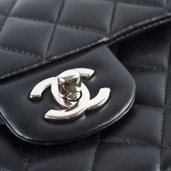 Chanel Small Double Classic Flap Black Lambskin 2021