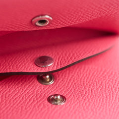 Hermes Calvi Duo Rose Azalee Epsom