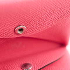 Hermes Calvi Duo Rose Azalee Epsom