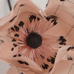 Chanel CC Flower Brooch Dusty Pink