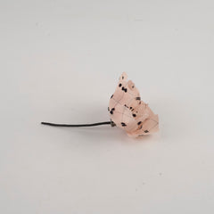 Chanel CC Flower Brooch Dusty Pink