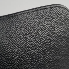 Chanel Jumbo Classic Single Flap Black Caviar Bag