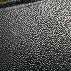 Chanel Jumbo Classic Single Flap Black Caviar Bag