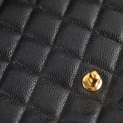 Chanel Jumbo Classic Single Flap Black Caviar Bag