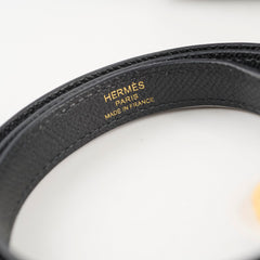 Hermes Kelly 25 Epsom B Stamp 2023 Noir/Ecorce/Etoupe