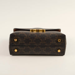 Celine Teen Triomphe Canvas Nino Bag Tan