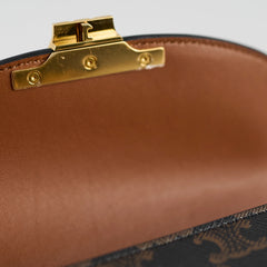 Celine Teen Triomphe Canvas Nino Bag Tan