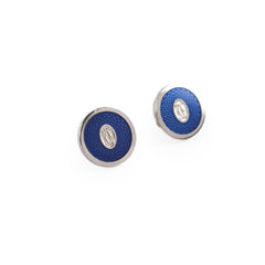 Cartier Double Sterling Silver C De Cufflinks