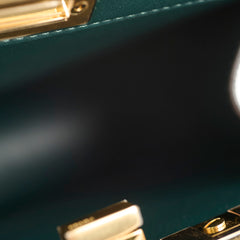 Fendi Petite Peekaboo Lizard Green