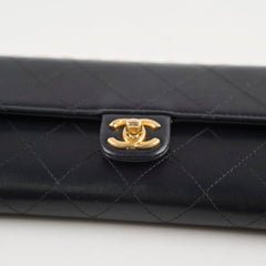 Chanel Pearl Wallet On Chain Black
