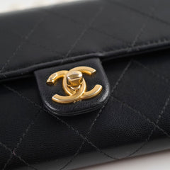 Chanel Pearl Wallet On Chain Black