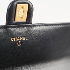 Chanel Pearl Wallet On Chain Black