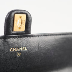 Chanel Pearl Wallet On Chain Black