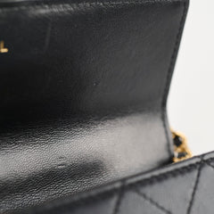 Chanel Pearl Wallet On Chain Black