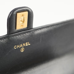 Chanel Pearl Wallet On Chain Black