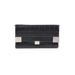 Chanel Chocolate Bar Wallet on Chain WOC Black Lambskin