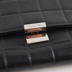 Chanel Chocolate Bar Wallet on Chain WOC Black Lambskin
