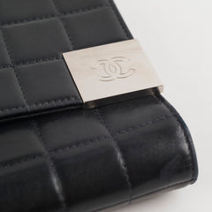 Chanel Chocolate Bar Wallet on Chain WOC Black Lambskin