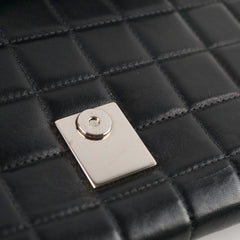 Chanel Chocolate Bar Wallet on Chain WOC Black Lambskin