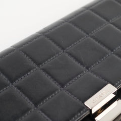 Chanel Chocolate Bar Wallet on Chain WOC Black Lambskin