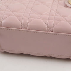 Christian Dior Lambskin Mini Lady Dior Baby Pink
