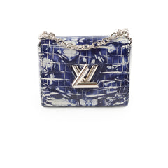 Louis Vuitton Twist Mini Chain Alligator Blue