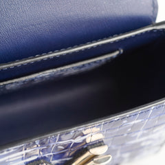 Louis Vuitton Twist Mini Chain Alligator Blue