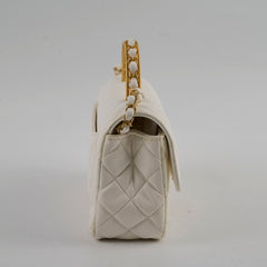 Chanel Mini Rectangle Top Handle Lambskin (microchip)