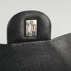 Chanel Jumbo Single Flap Caviar Black (12 Series)