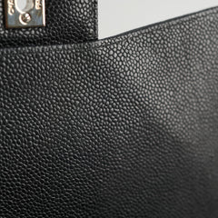 Chanel Jumbo Single Flap Caviar Black (12 Series)