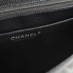 Chanel Jumbo Single Flap Caviar Black (12 Series)