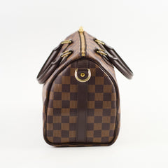 Louis Vuitton Speedy 25 Bandoulière Damier Ebene( with hot stamp)