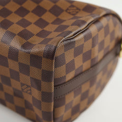 Louis Vuitton Speedy 25 Bandoulière Damier Ebene( with hot stamp)