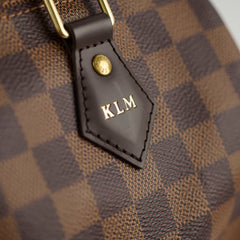 Louis Vuitton Speedy 25 Bandoulière Damier Ebene( with hot stamp)