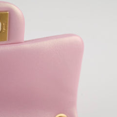 Chanel Seasonal Square Flap Pearl Iridescent Pink 2024