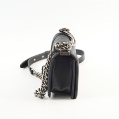 Chanel Caviar Small Boy Black Series 30