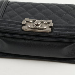 Chanel Caviar Small Boy Black Series 30