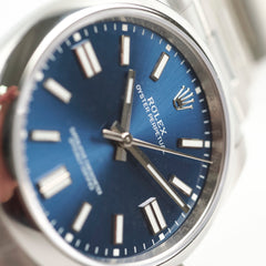 Rolex Oyster Perpetual 41mm Blue Dial 124300 2025