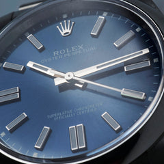Rolex Oyster Perpetual 41mm Blue Dial 124300 2025